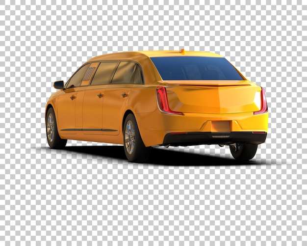 3D レンダリング イラストの背景に見られる豪華な車