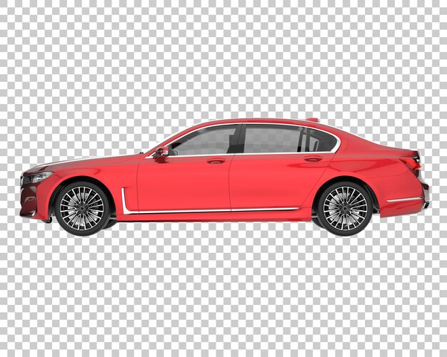 PSD auto di lusso su sfondo trasparente. rendering 3d - illustrazione