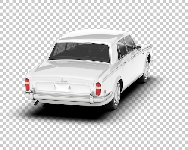 PSD auto di lusso su sfondo trasparente 3d rendering illustrazione
