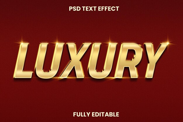 Luxury Gold tekst-effect PSD