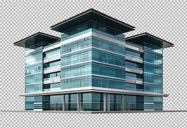 PSD luxury hotel or office isolated