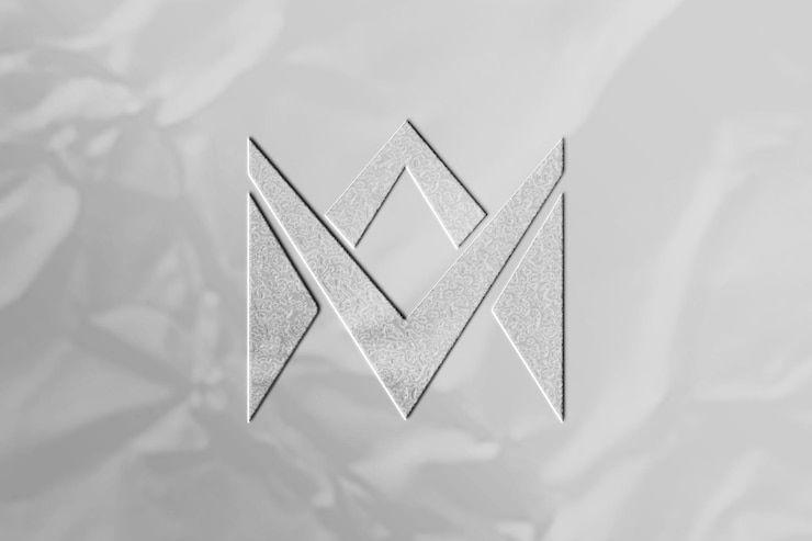 PSD luxury logo mockup design