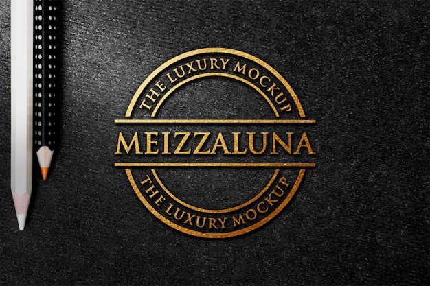 Luxury logo mockup vol3