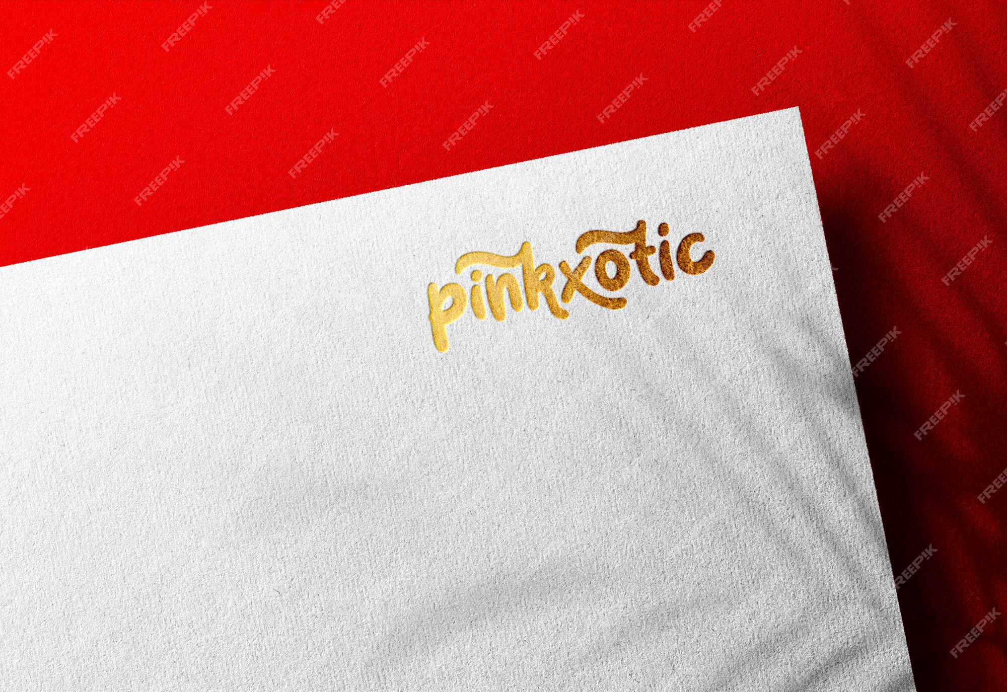 Luxury Logo Mockup on White Craft Paper Graphic by Harry_de