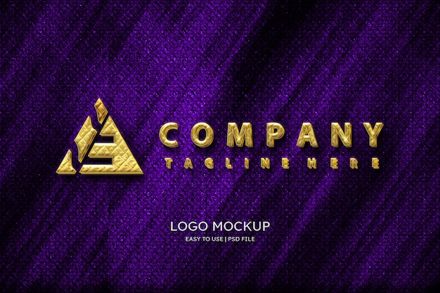 Mockup logo di lusso