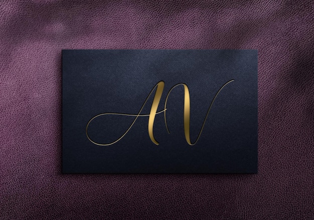 Luxury logo mockup