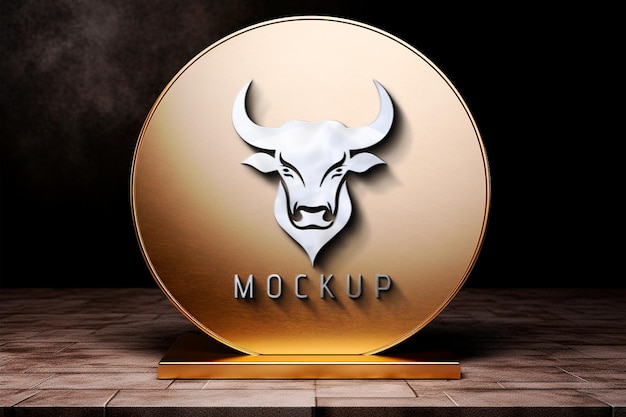 Mockup logo di lusso