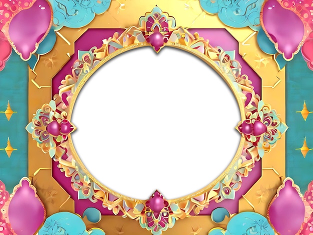 PSD luxury mandala achtergrond frame design psd