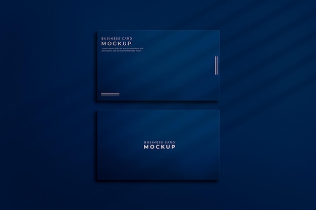 PSD luxury modern business card mockup design