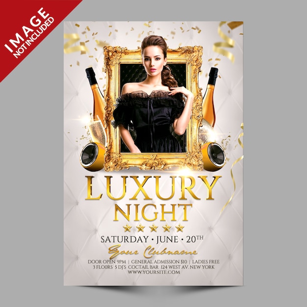 PSD luxury night party