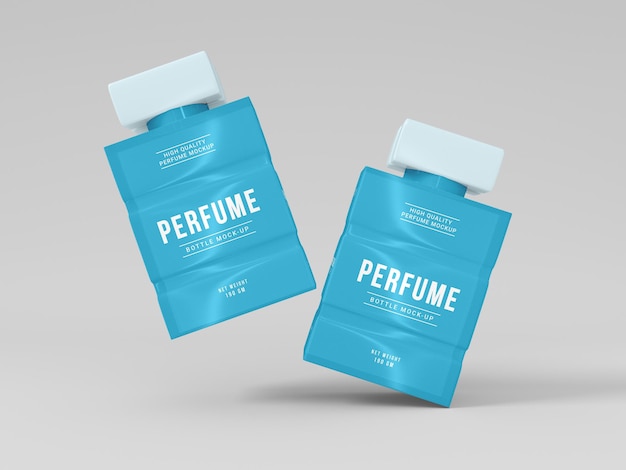 Luxury perfume bottle mockup