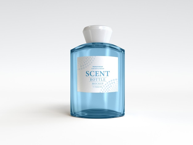 luxury perfume scent bottle branding mockup