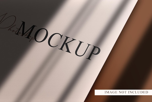 Prospettiva di lusso mockup