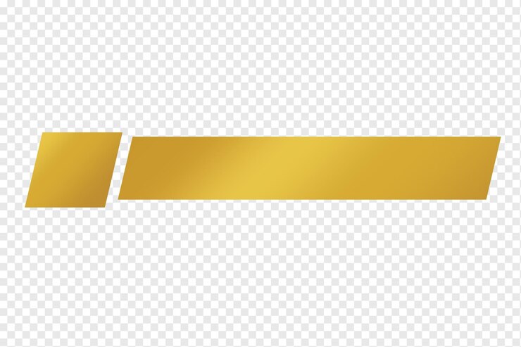 PSD luxury ribbon text box blank gold element golden ribbon element design template transparent