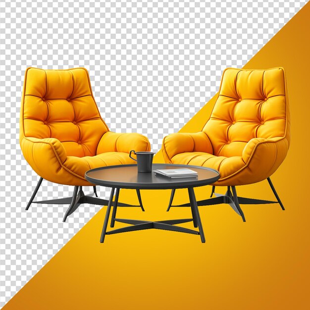 PSD luxury sofa chair png