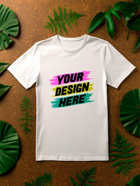 Premium PSD | Luxury tshirt mockup design psd