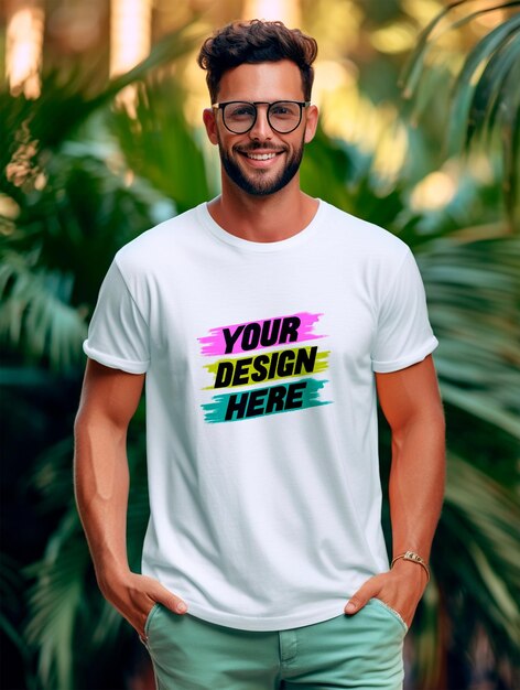 Premium PSD | Luxury tshirt mockup design psd