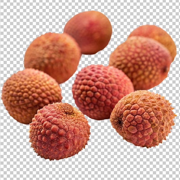 Lychee doorzichtige achtergrond