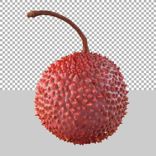 Lychee on transparent background ai generated