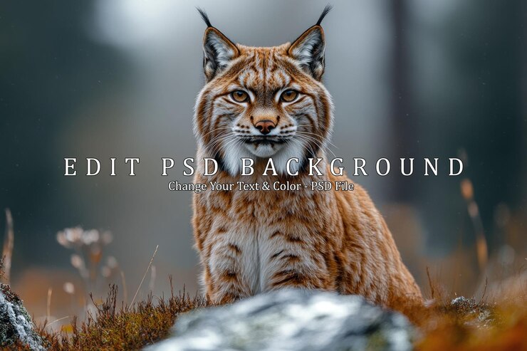 PSD рысь в дикой природе