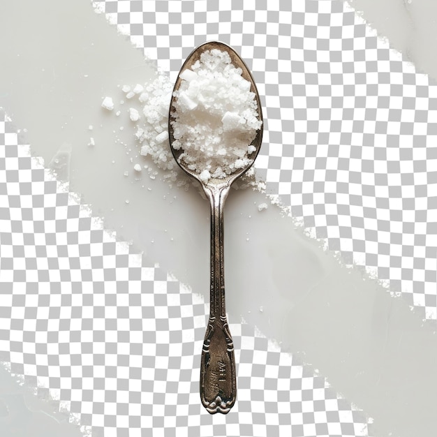 PSD Łyżkę z ryżem i łyżką z miejscem na cukier