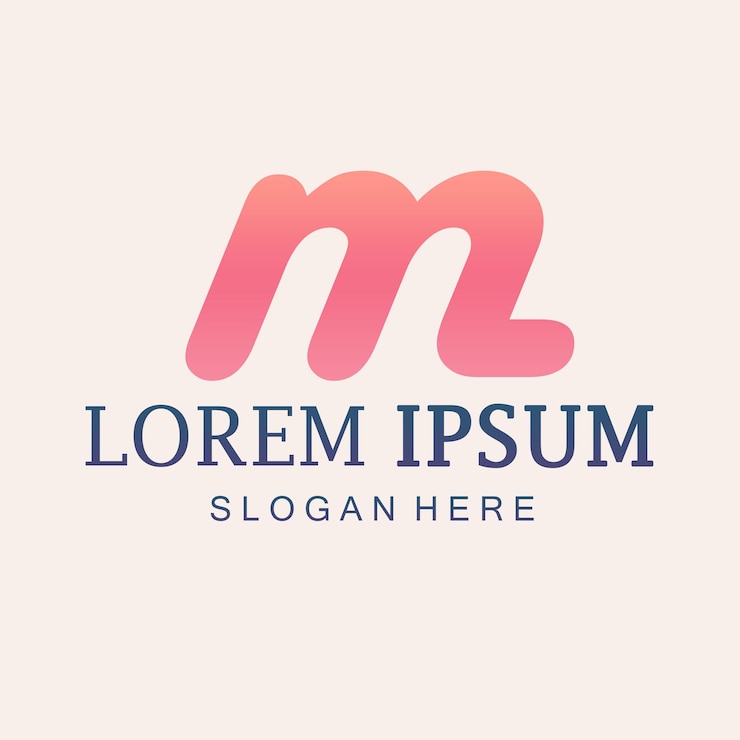 PSD m ロゴデザイン
