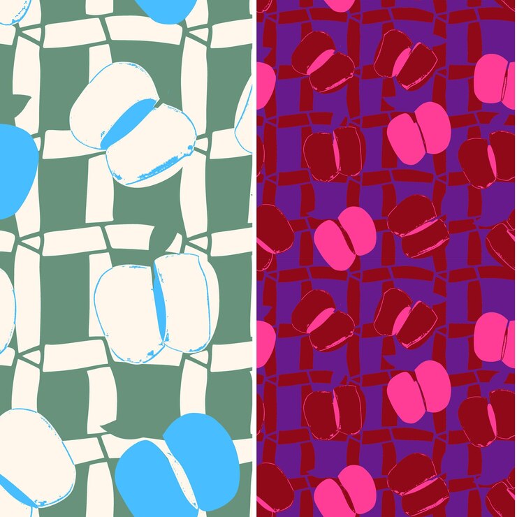 PSD m9 wax apple with red or pink skin and crunchy design with bask unique tropical fruit pattern vector