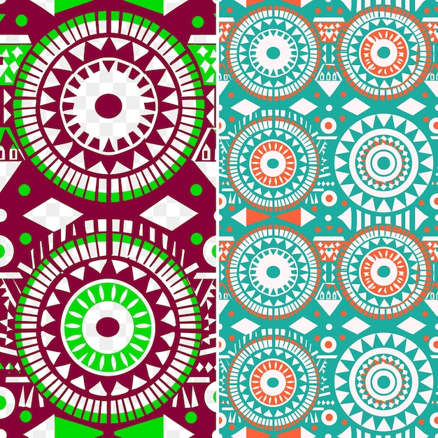 PSD maasai beadwork pattern created with geometric shapes and co seamless tile traditional ancient art