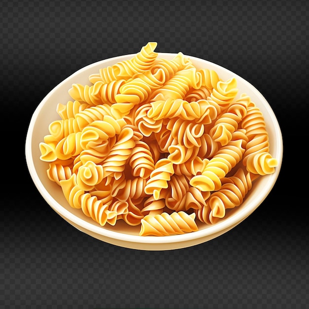 PSD macaroni pasta isolated