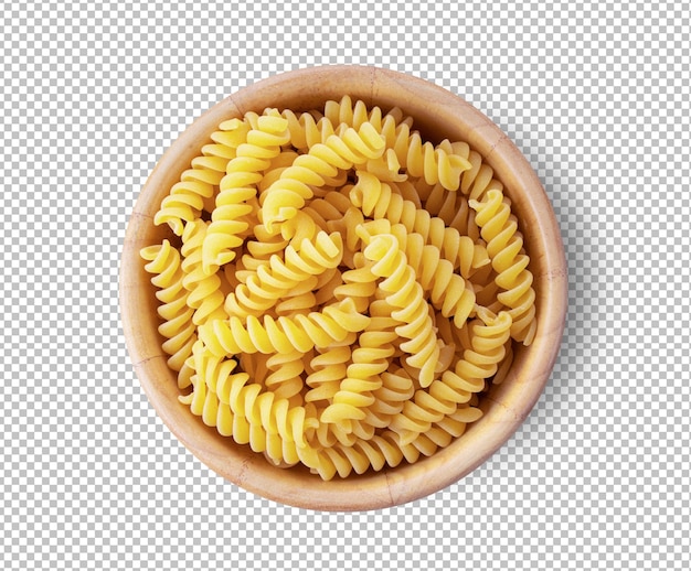 PSD maccheroni in ciotola di legno