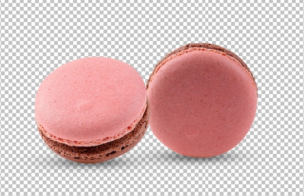 PSD macarons geïsoleerd op alfalaag