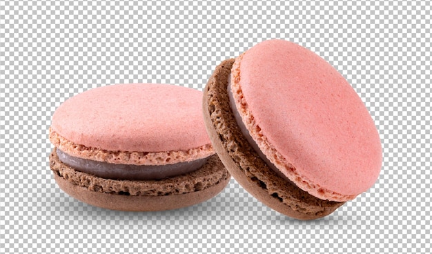 PSD macarons isolated on alpha layer