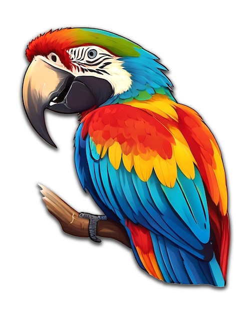 PSD macaw grafische psd