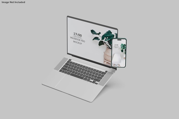 Macbook pro & phone mockup