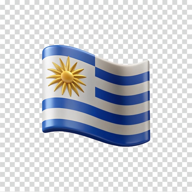 Machająca flagą z Union Jack i gwiazdami Render 3D