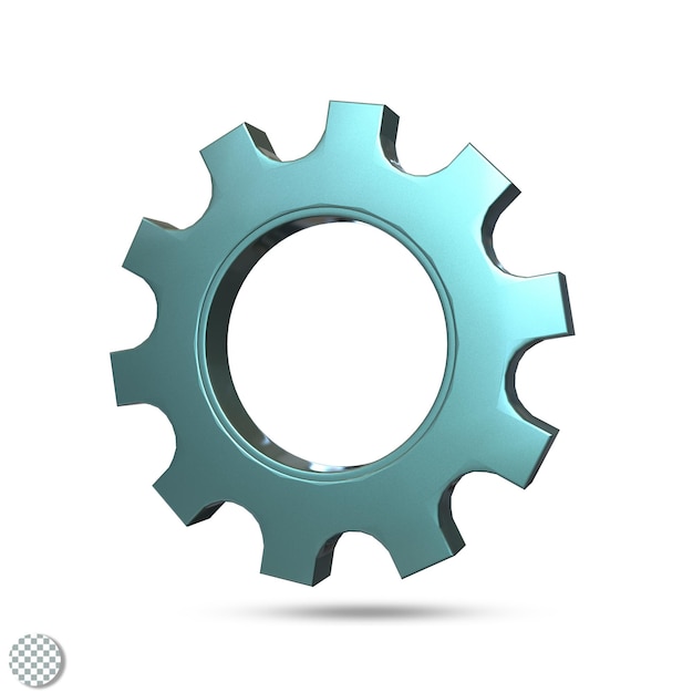 Machine gear cogwheel for industrial pregress setting