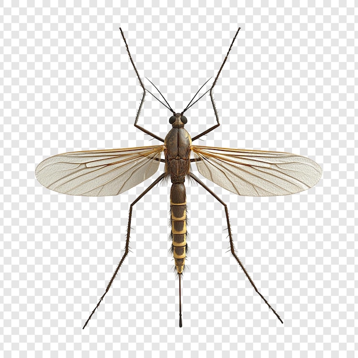 PSD macro photography of a mosquito