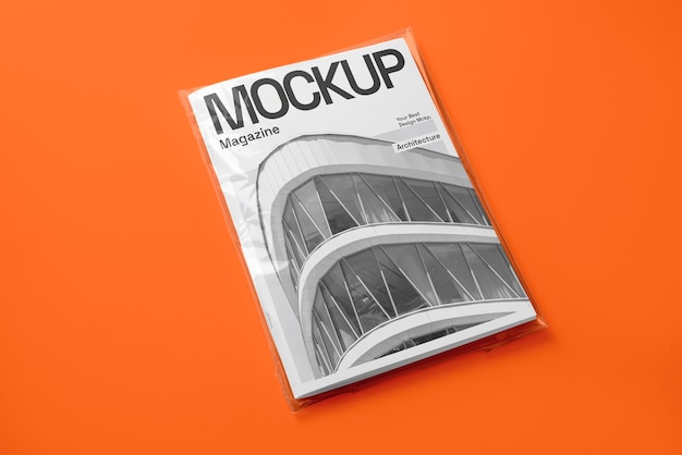 PSD magazin mockup ontwerp