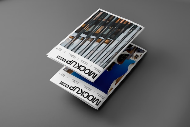 PSD magazin mockup ontwerp