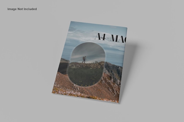 PSD magazine a4 mockup