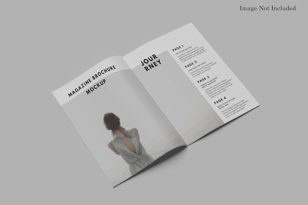 Mockup di brochure per riviste