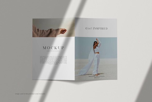 Mockup di riviste e cataloghi