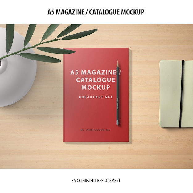  magazine catalogue mockup