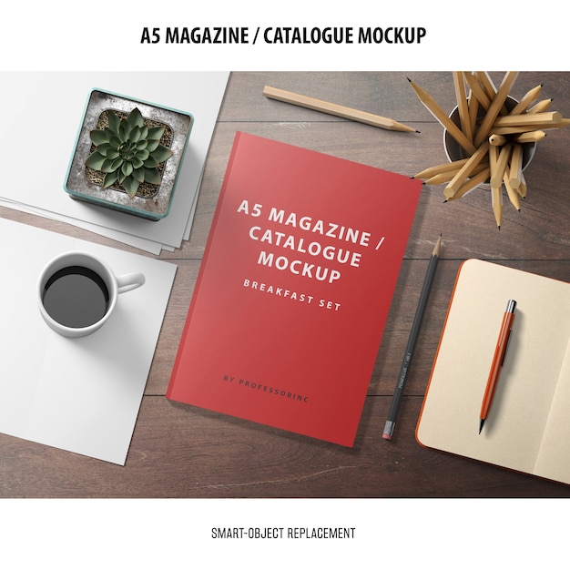 magazine catalogue mockup