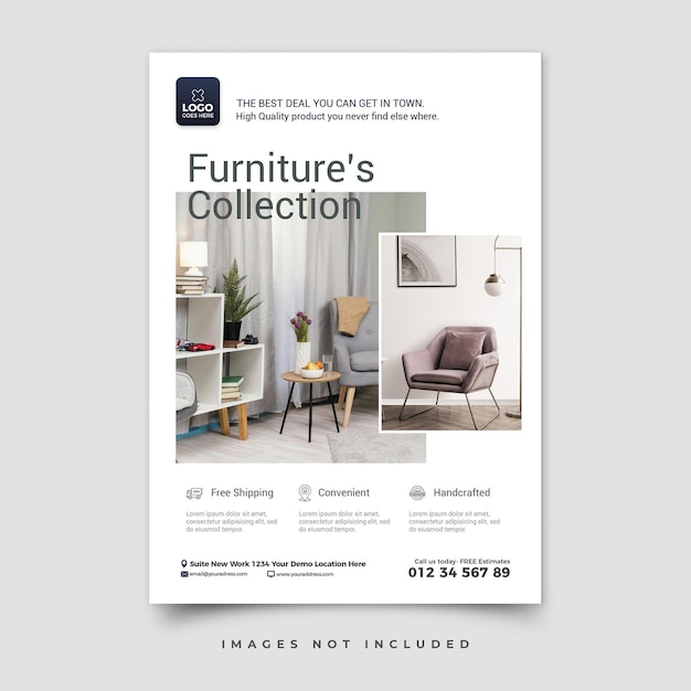 a magazine cover for furniture's collection is shown.