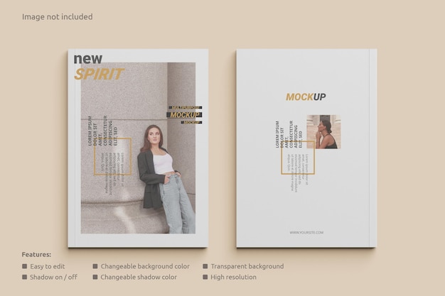 Magazine cover mockup