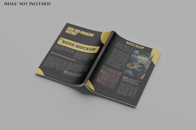 Mockup di copertina di una rivista