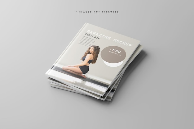 PSD magazine cover mockup