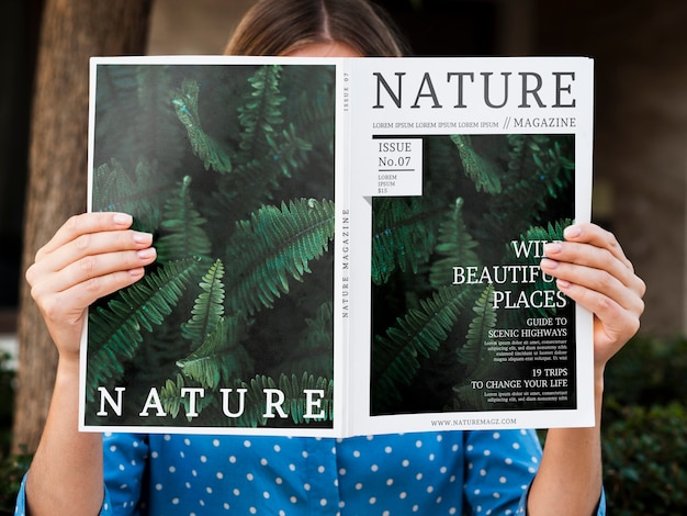 Magazine met nieuwe informatie over de natuur