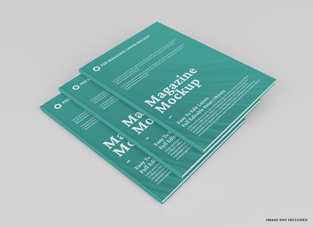 Design mockup rivista isolato